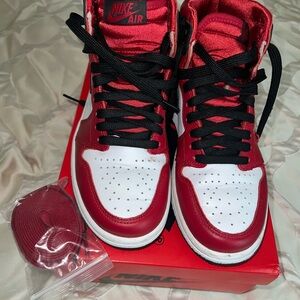 Nike Jordan snake red and black white